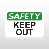OSHA Safety Keep Out